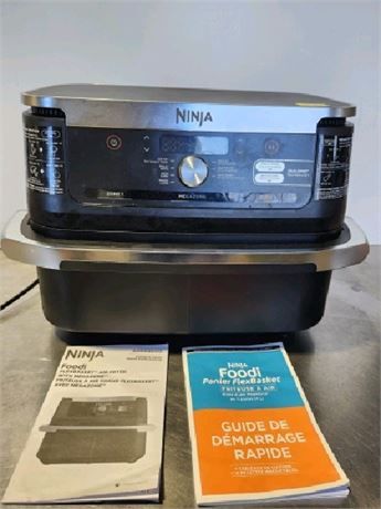 TK Auctions - Ninja Foodi FlexBasket Air Fryer with 11-qt MegaZone